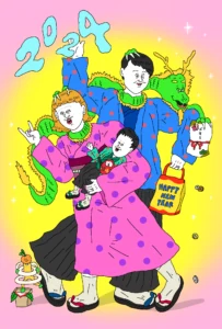 年賀状イラスト 