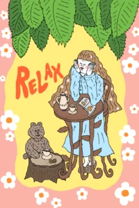 mani coffee ラベルイラスト