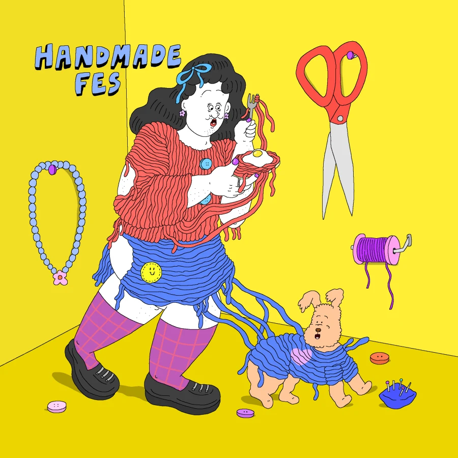 ハンドメイドフェス イベントイラスト